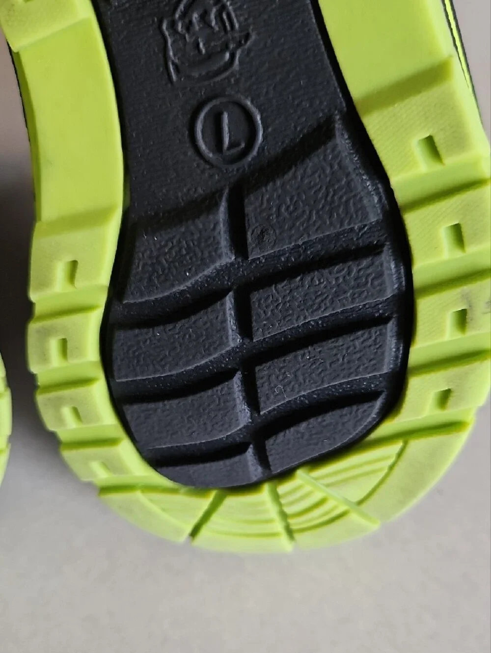 Kids Navy and Lime Waterproof Snow Boots